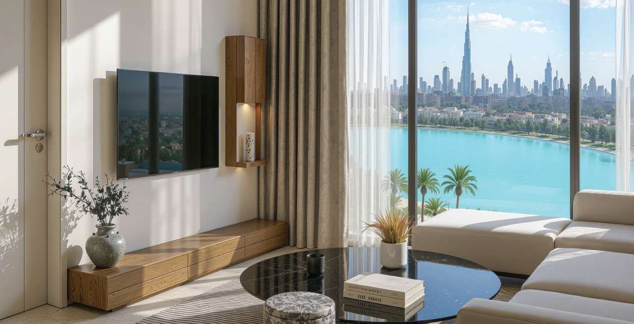 Dubai, Real Estate For Sale, USD 451691,  1 BR,  59 Sq. Meter,  1-Bedroom Apartment In Zen Lagoons By Sanzen | Bukadra