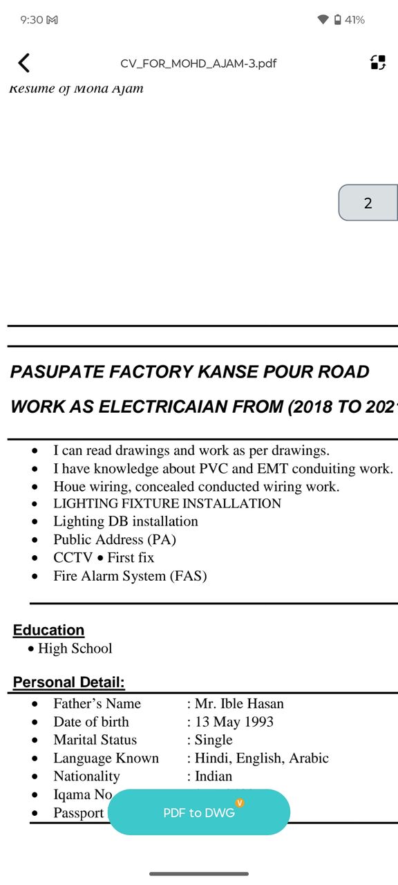 Riyadh, Job Seekers, Electrician