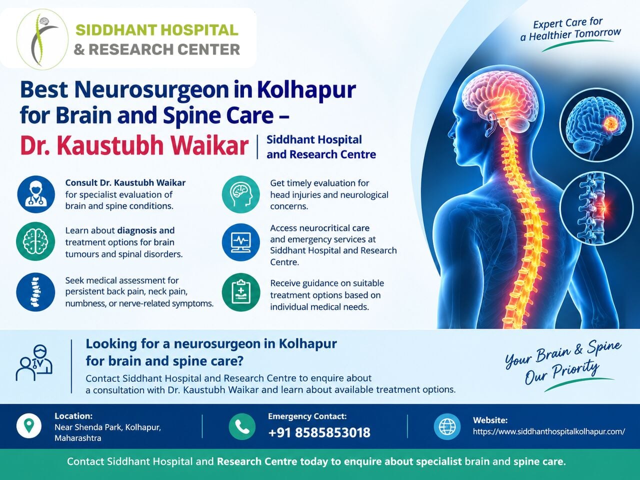 Mumbai, Health, Best Neurosurgeon In Kolhapur For Brain And Spine Care