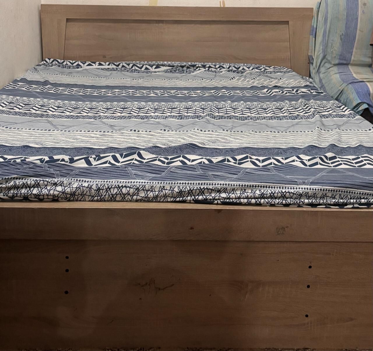 Bani Malik, Furniture, SAR 500,  Sell A Matching Wooden Double Bedroom Set In Good Condition Family  &ndash; 500