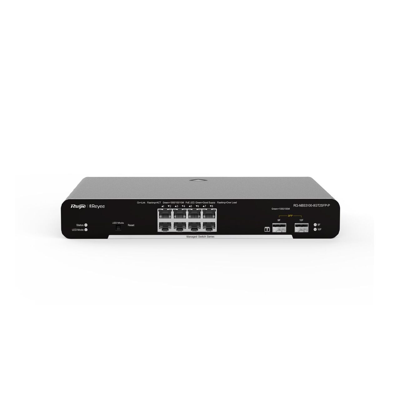 Riyadh, Electronics, SAR 1,  سويتش ريجي RG-NBS3100-8GT2SFP-P – مع 8 منافذ +PoE و2 SFP