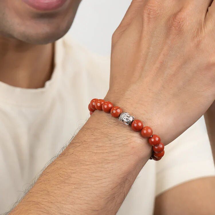 Mumbai, Jewelry, Buy Red Jasper Bracelet Online From AstroGuruji Store