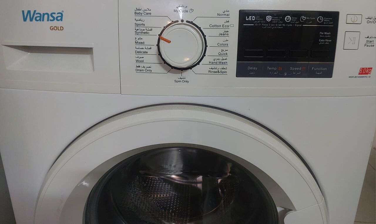 Al Aziziyah, Appliances, SAR 1750,  AUTOMATIC WANSA GOLD WASHING MACHINE 8.0 Kg