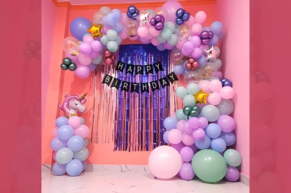New Delhi, Event Planning, Birthday Balloon Decoration At Home In Delhi NCR