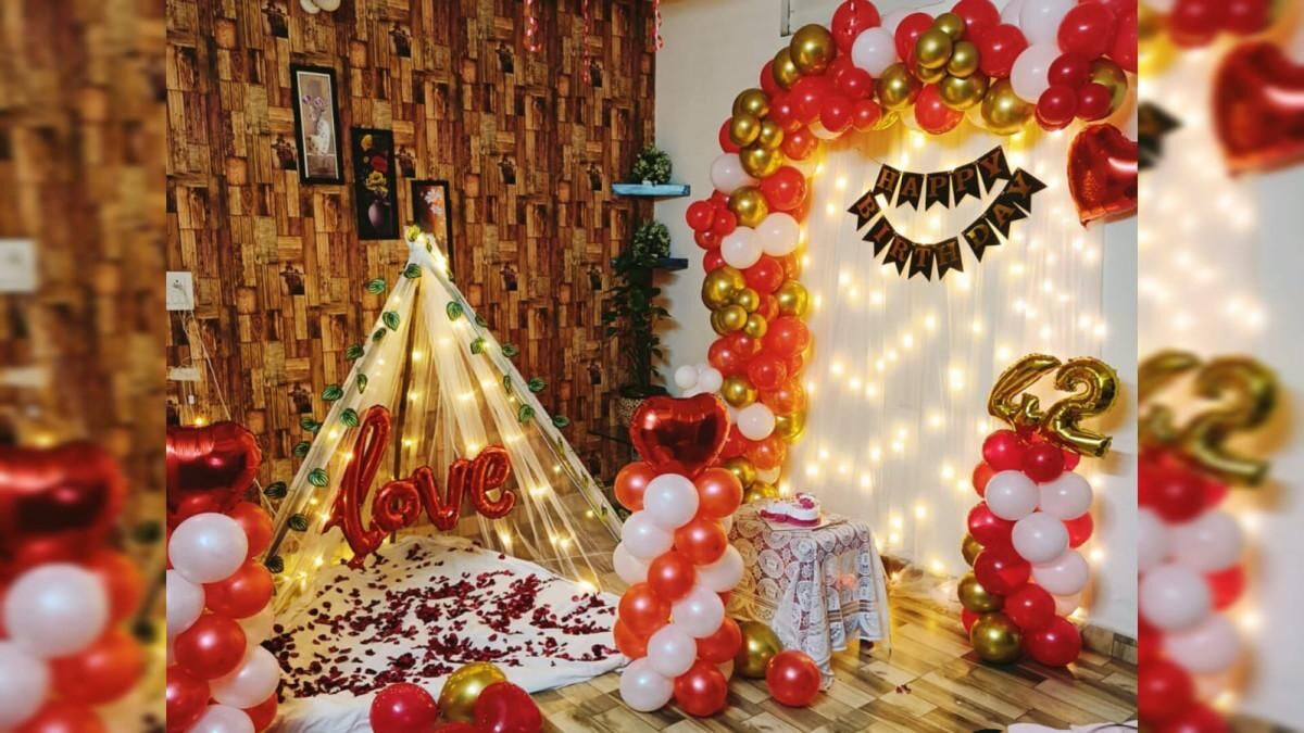 New Delhi, Event Planning, Birthday Balloon Decoration At Home In Delhi NCR