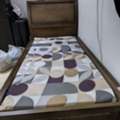 SAR 200,  Wooden Cot With Mattress For Sale