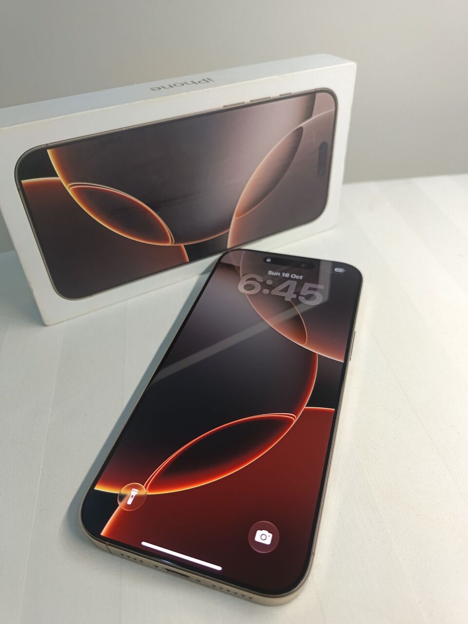 Al Malaz, Electronics, SAR 3529,  IPhone 16 Pro Max 256GB | 99% Battery Health | Desert Titanium | Like New