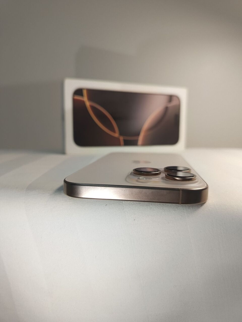 Al Malaz, Electronics, SAR 3529,  IPhone 16 Pro Max 256GB | 99% Battery Health | Desert Titanium | Like New