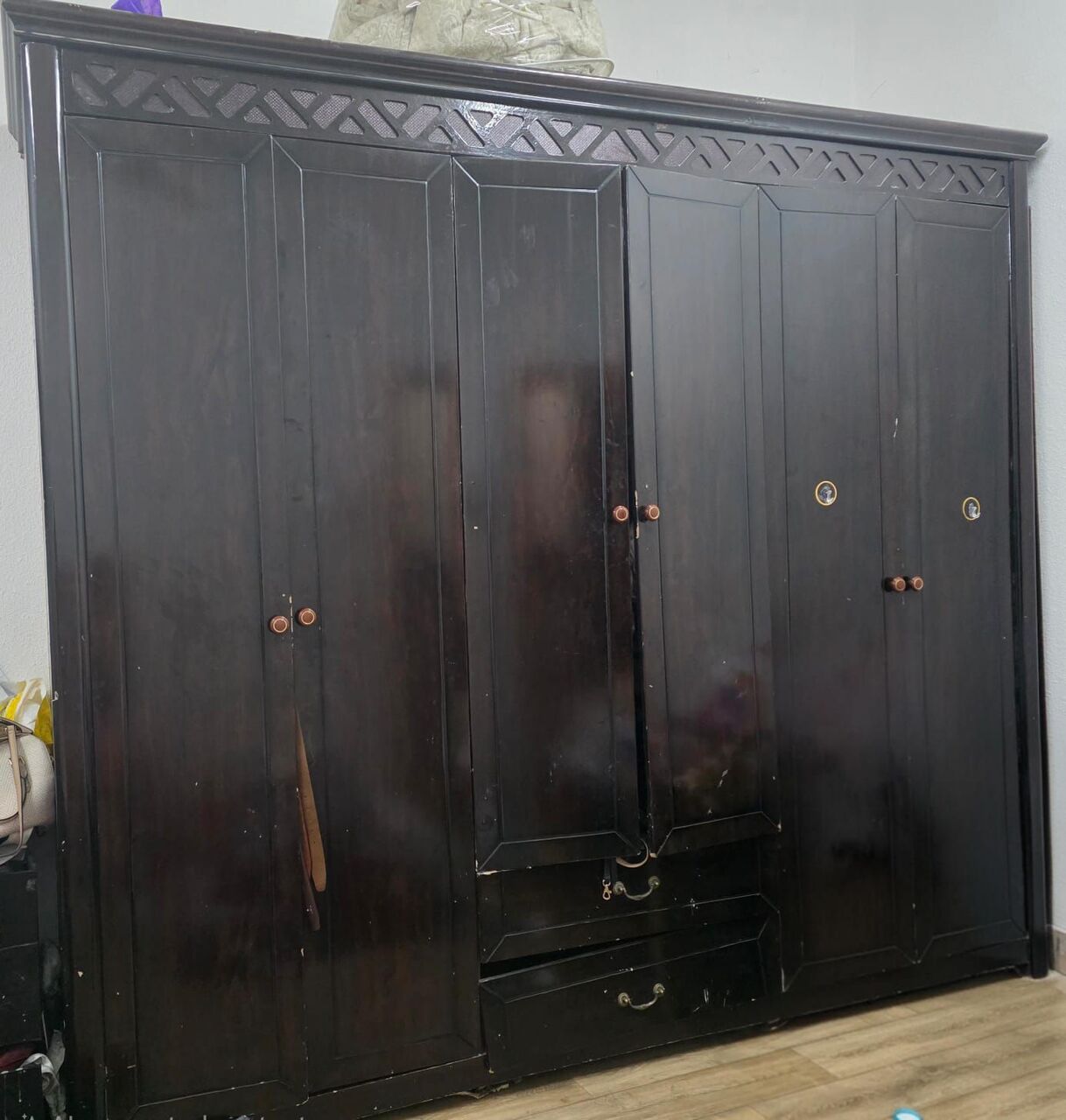 Hara, Furniture, SAR 400,  Bedroom Furniture ( King Size Bed And 6 Doors Wardrobe) For Sale