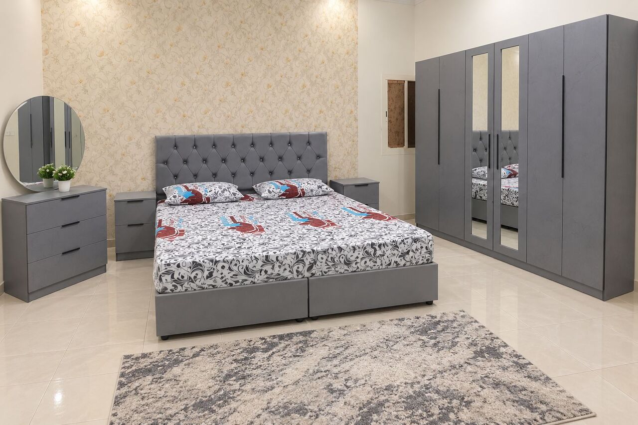 Al Mahjar, Furniture, SAR 1,  Complete Bedroom Set Available Brand New With Best Quality In All Colors Available