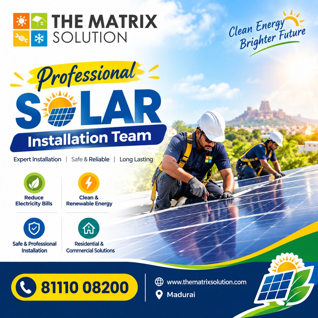 Madurai, Household, Solar Panel Installation Services In Madura