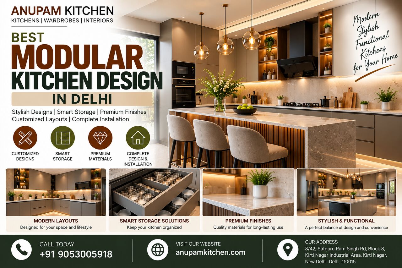 New Delhi, Construction, Customized Modular Kitchen Solutions In Delhi