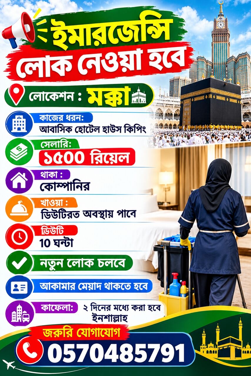 Makkah, Jobs, A Emergency Jobs News