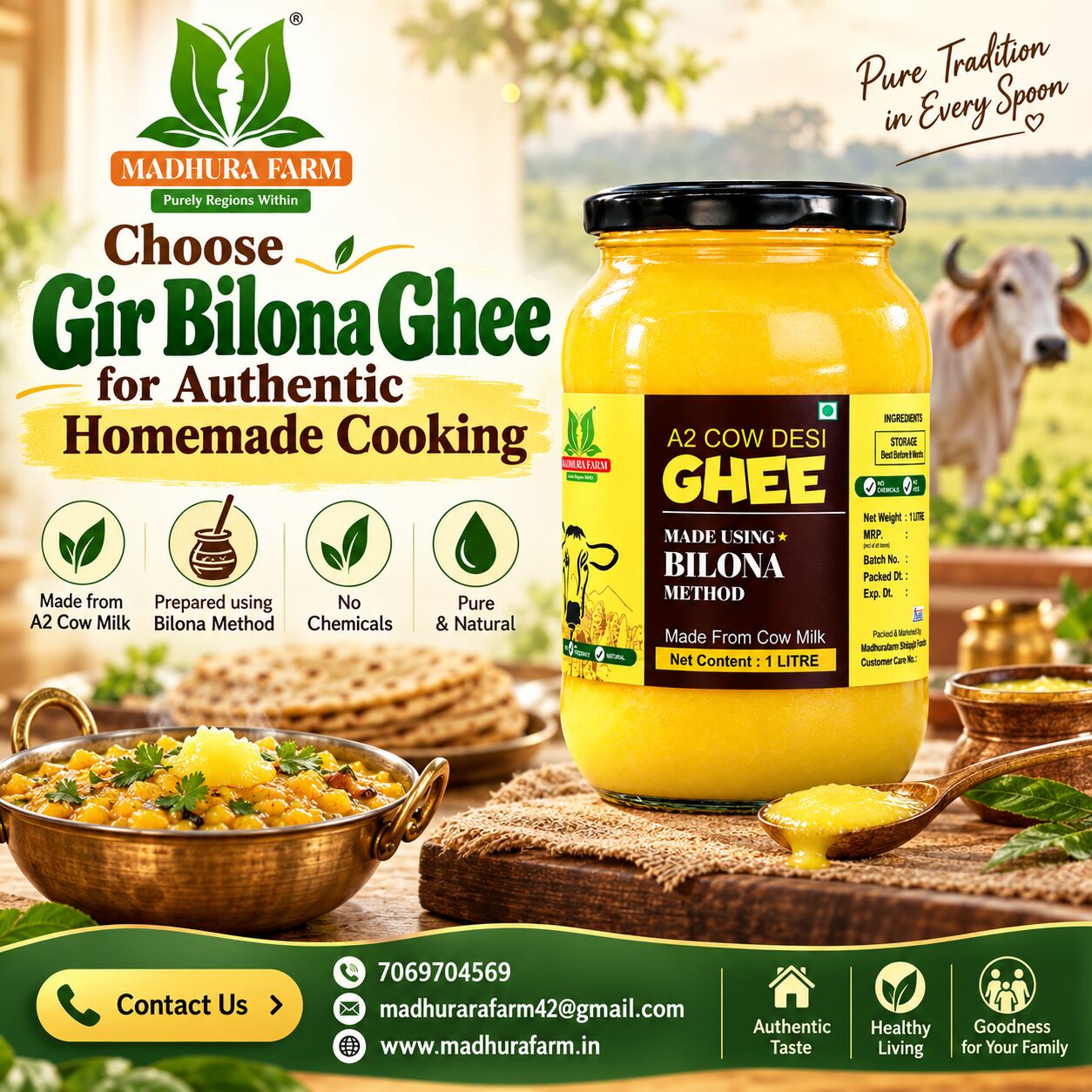 Ahmedabad, Food & Drink, Choose Gir Bilona Ghee For Authentic Homemade Cooking