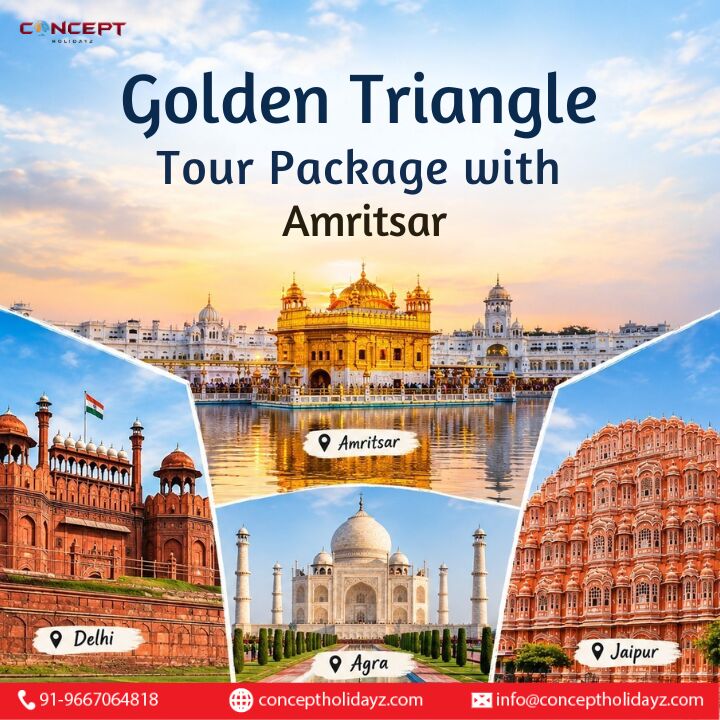 New Delhi, Travel, Golden Triangle Tour Package With Amritsar