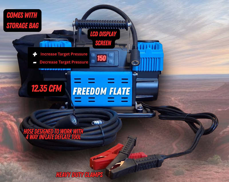 New York, Collectibles, Best Portable Dual Tank Air Compressor For Overlanding USA | Freedom Flate 1