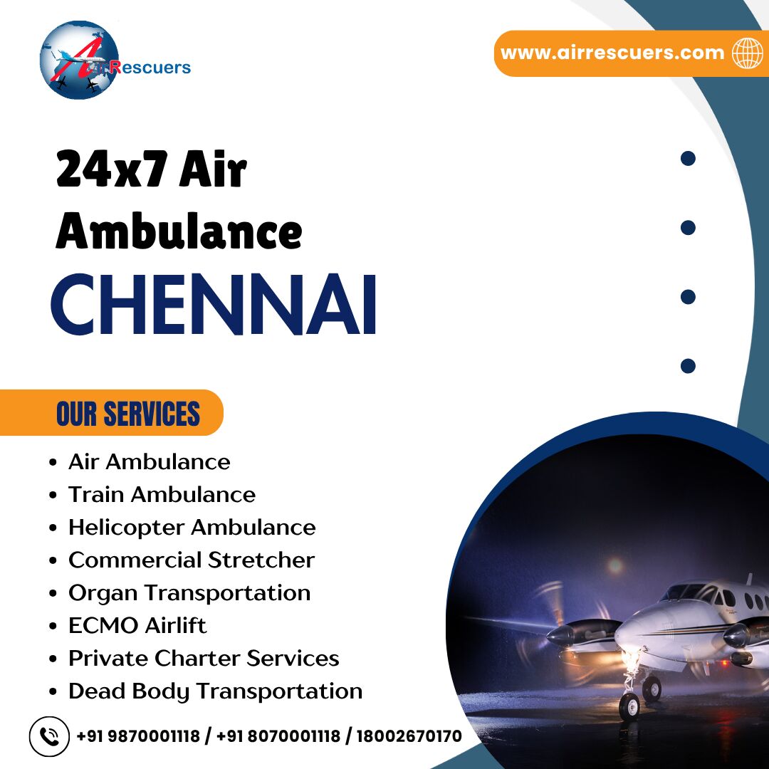Chennai, Health, Book An Air Ambulance In Chennai For Medical Travel