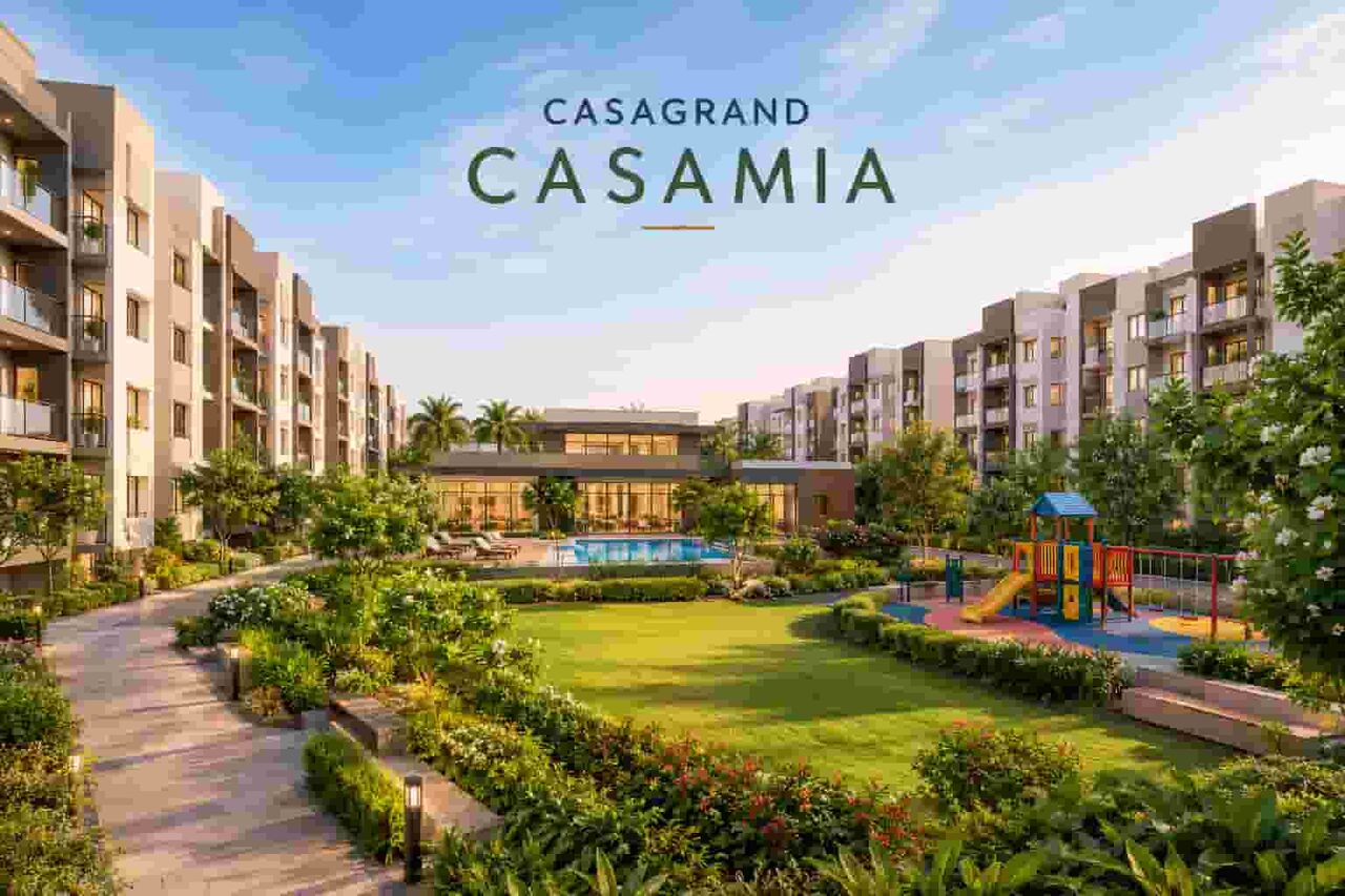 Chennai, Real Estate For Sale, INR 6100000,  3 BR,  1162 Sq. Feet,  Casagrand Casamia Chennai | Low-Rise Homes With Open Spaces