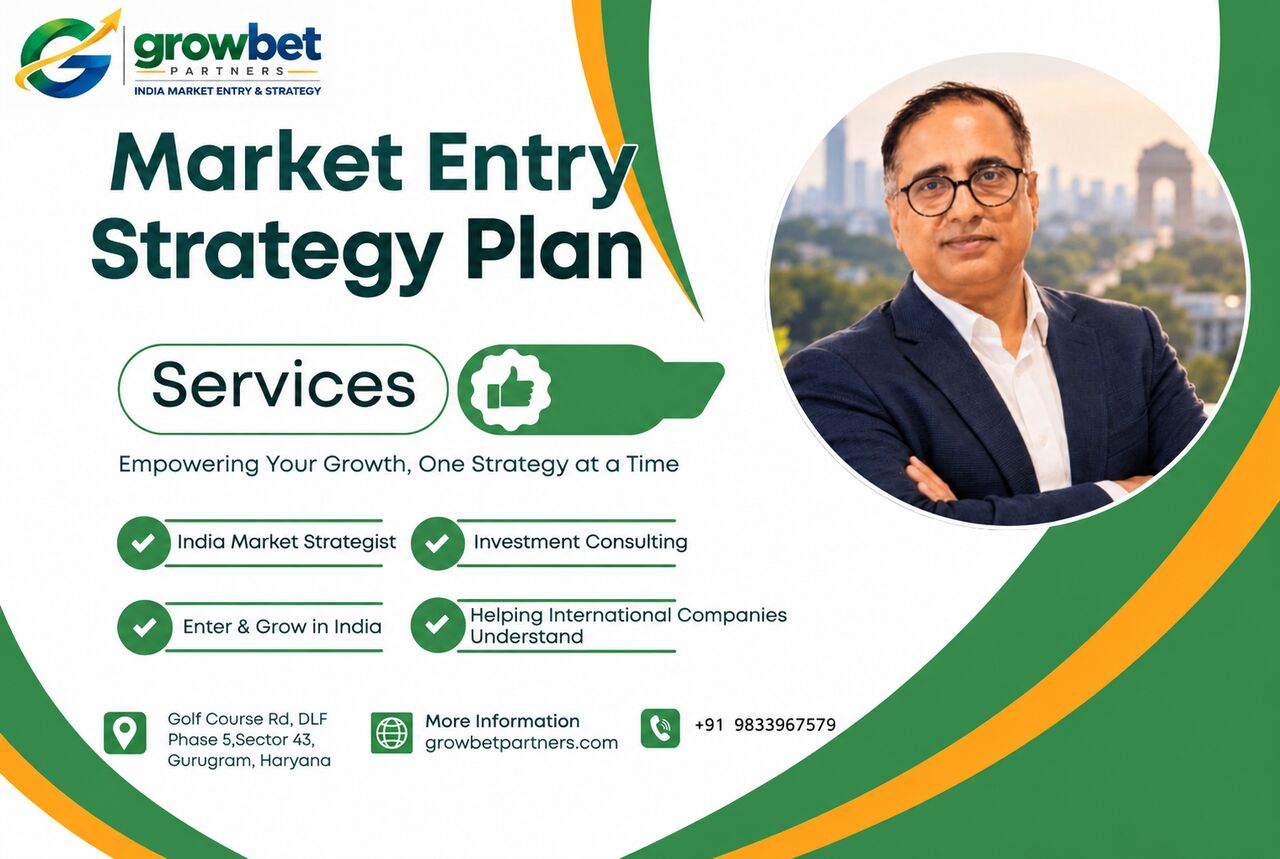 Gurugram, Business Partners, Greenfield Market Entry Strategy For India-Growbet Partners