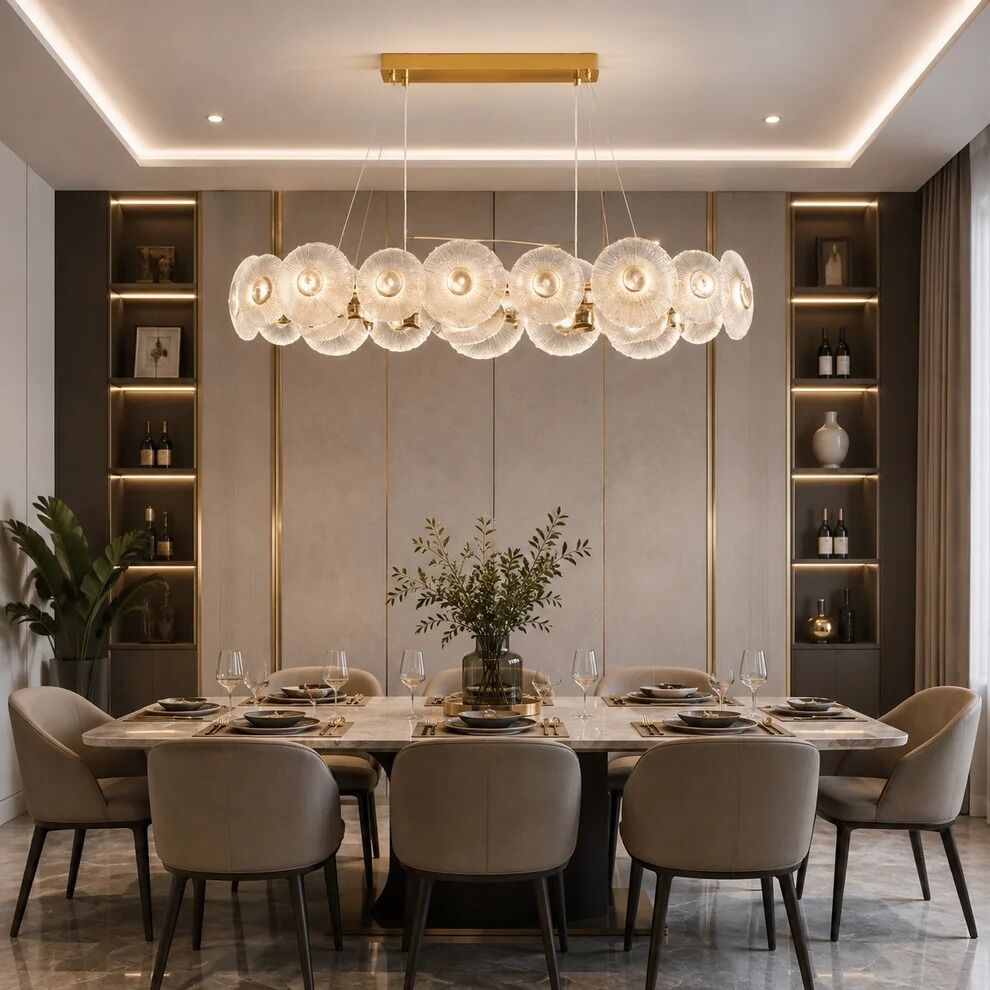New Delhi, Business, Luxury Dining Chandeliers For Elegant Homes | Divora Luxury Lighting & Decor