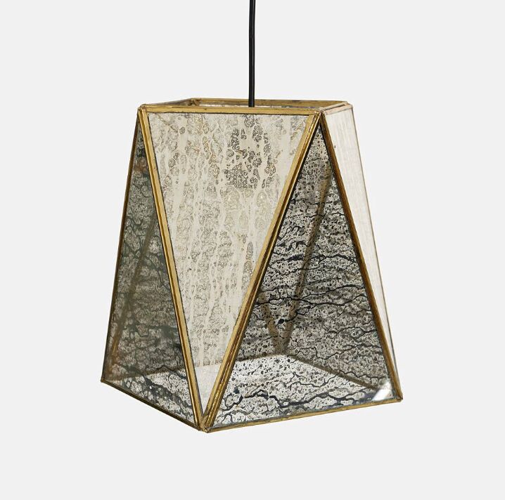 New York, Household Items, USD 47,  Hera Pendant Lamp | Antique Gold Glass Hanging Light For Home Decor