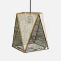 USD 47,  Hera Pendant Lamp | Antique Gold Glass Hanging Light For Home Decor