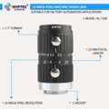 INR 15995,  25 MM 25 MP Precision-Inspection Machine Vision Lens For 1.1-Inch Industrial Cameras | C-M