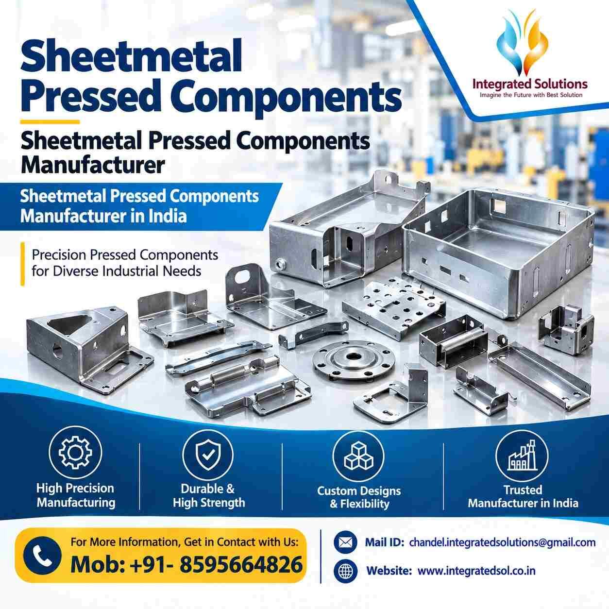 Ahmedabad, Wholesale Products, High-Quality Sheetmetal Pressed Components For Industrial Applications