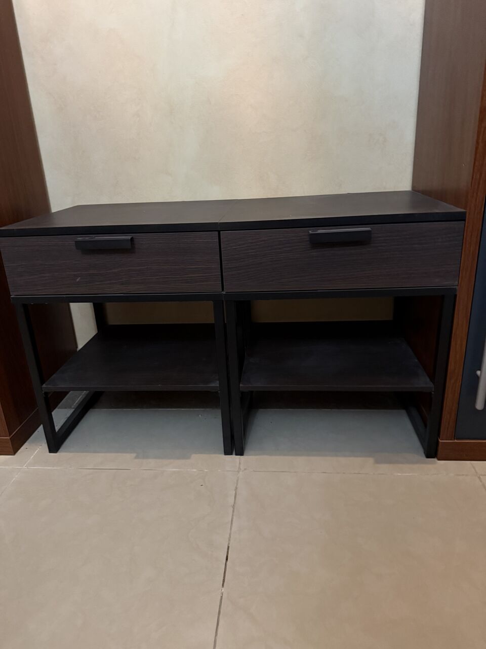 Al Faisaliyah, Furniture, SAR 250,  Two IKEA Bedside Tables &ndash; Matching Pair