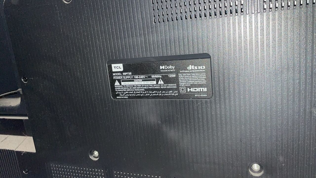Al Malaz, Appliances, SAR 1500,  Smart TV 55 Inch Brand TLC Used