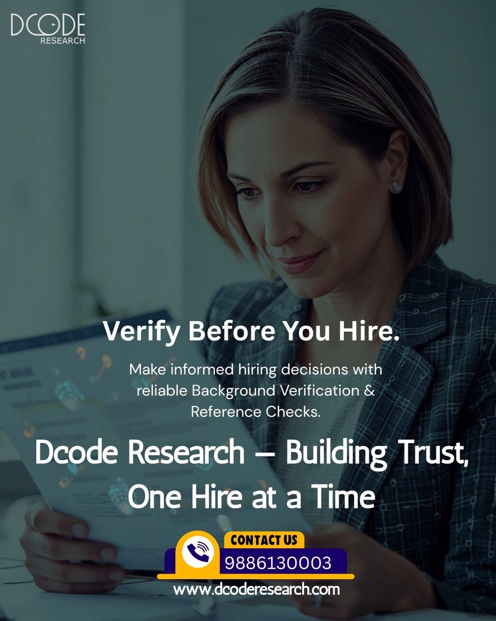 Bangalore, Business, Database Check That Works- Dcode Research Bangalore