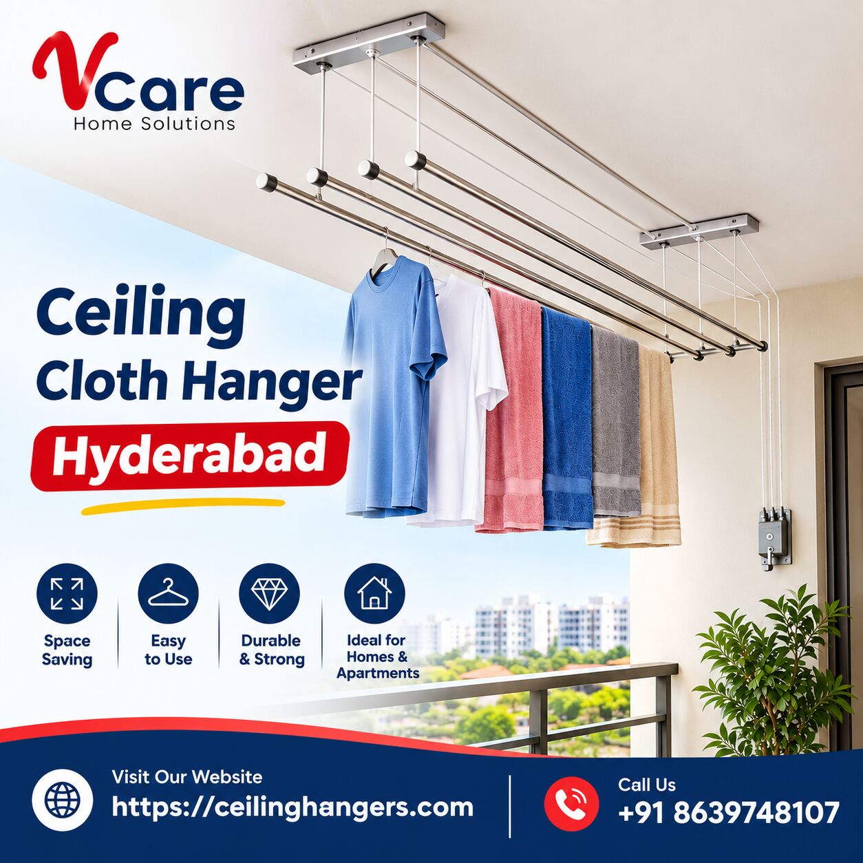 Hyderabad, Household Items, Best Cloth Drying Hangers In Kukatpally