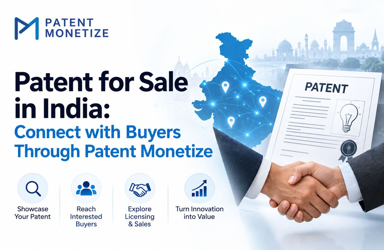 Noida, Legal, Patent For Sale In India: Connect With Buyers Through Patent Monetize