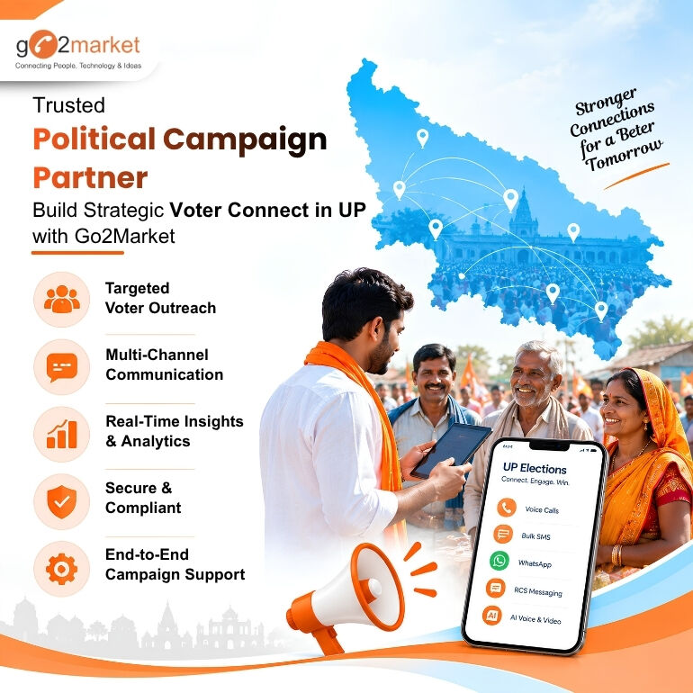 New Delhi, Business, Trusted Political Campaign Partner: Build Strategic Voter Connect In UP With Go2Market