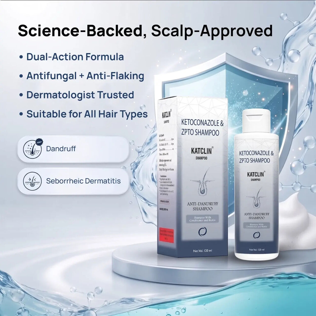Ahmedabad, Health & Beauty Items, INR 334,  Buy Anti-Dandruff & Antifungal Shampoo By Kosmetiko