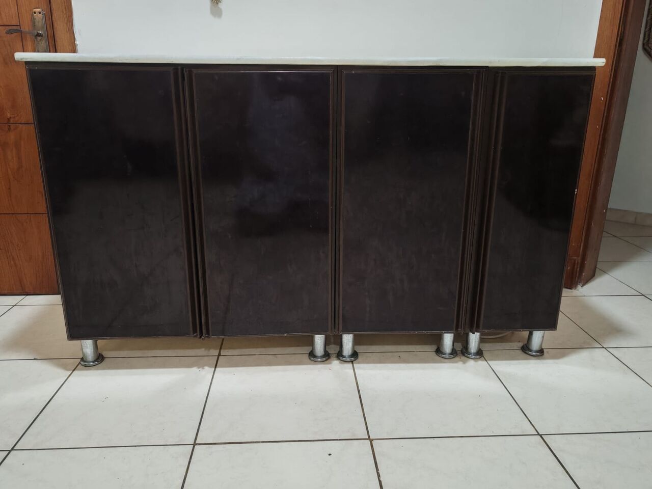 Dammam, Furniture, SAR 300,  Used Kitchen Cabinet With Marble Top