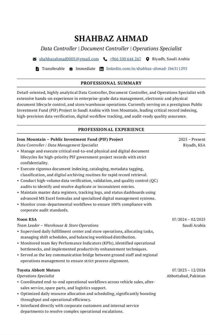 Riyadh, Job Seekers, Administrative Assistant, Team Leader, Document Controller, Customer Service Representator