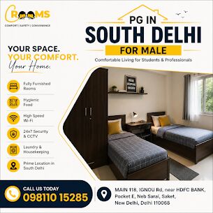 New Delhi, Real Estate, Boys PG In South Delhi &ndash; Accommodation At South Delhi Boys PG