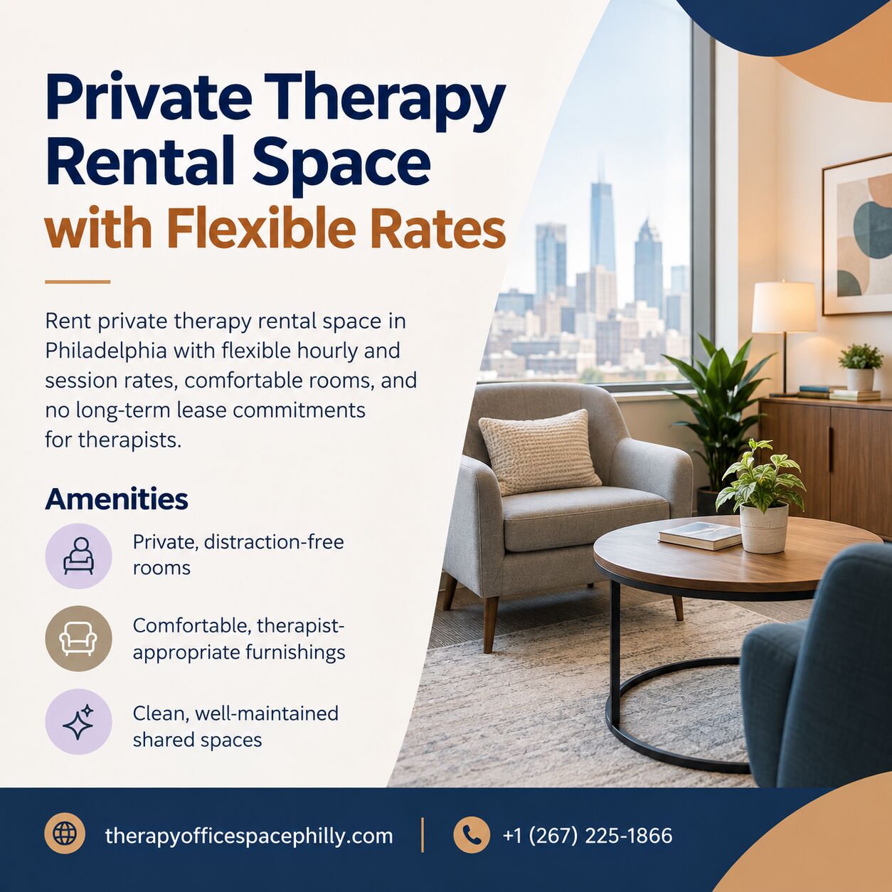 New York, Business, Private Therapy Rental Space With Convenient Booking Options