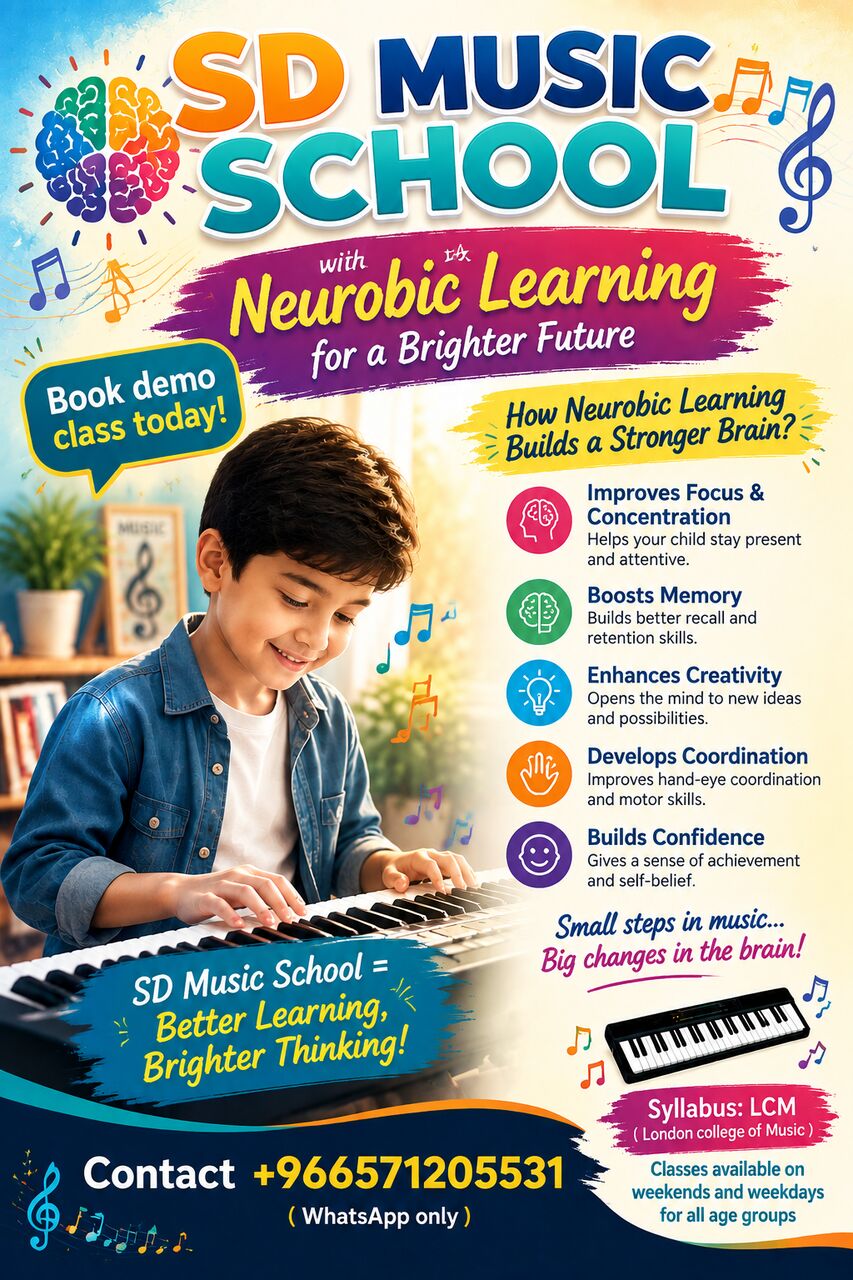 Riyadh, Lessons Offered, Online Music Classes