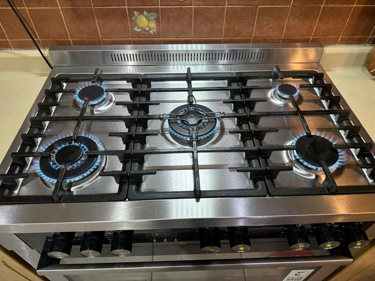 Al Malaz, Household Items, SAR 1799,  FOR SALE: SIMFER 5-BURNER GAS COOKER WITH OVEN
