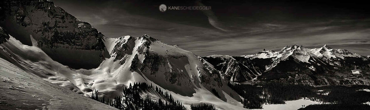 New York, Free Items, USD 1550,  Crazy Eights | Black And White Telluride Ski Panorama