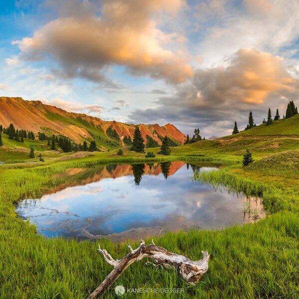 New York, Collectibles, USD 2350,  Red Sunrise San Juan Mountains Sunrise Artwork