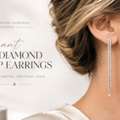 GBP 2450,  Premium Diamond Falling Drop Earrings For Timeless Style
