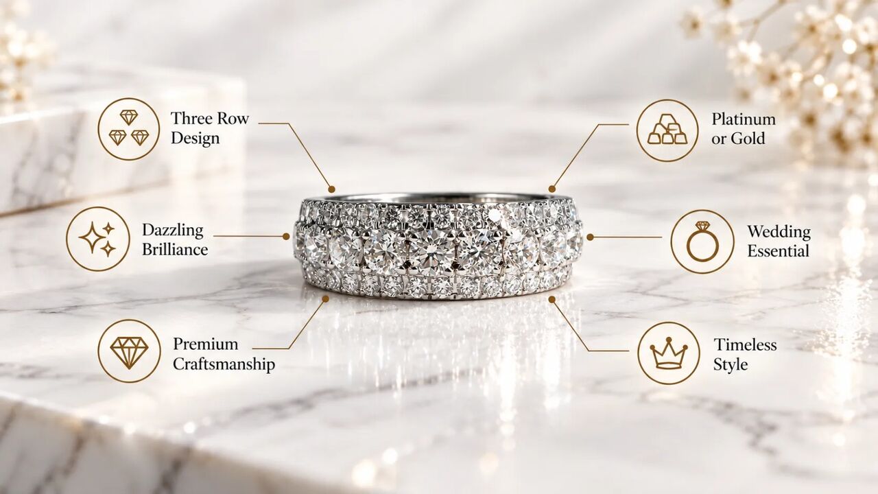 London, Jewelry, GBP 3250,  Timeless Diamond Wedding Band For Your Special Day
