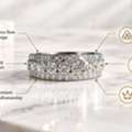 GBP 3250,  Timeless Diamond Wedding Band For Your Special Day