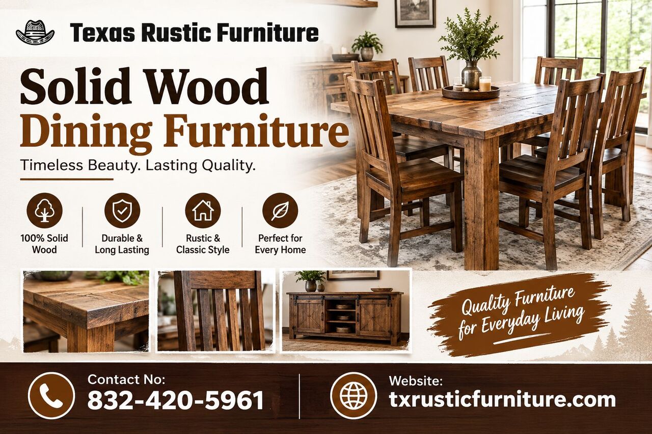 New York, Furniture, Solid Wood Dining Furniture