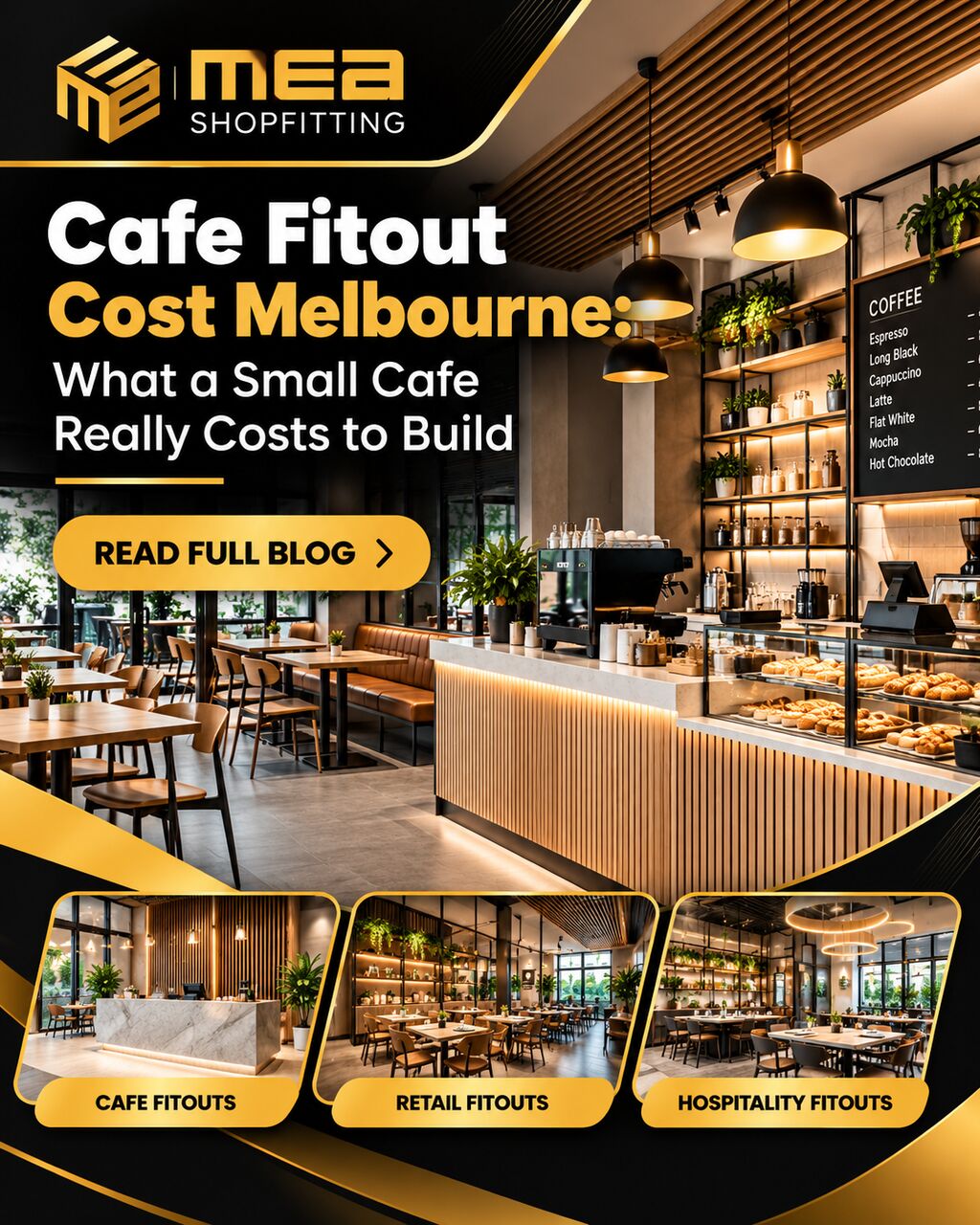 Melbourne, Construction, Cafe Fitout Cost Melbourne &ndash; Plan Your Dream Cafe With MEA Shopfitting