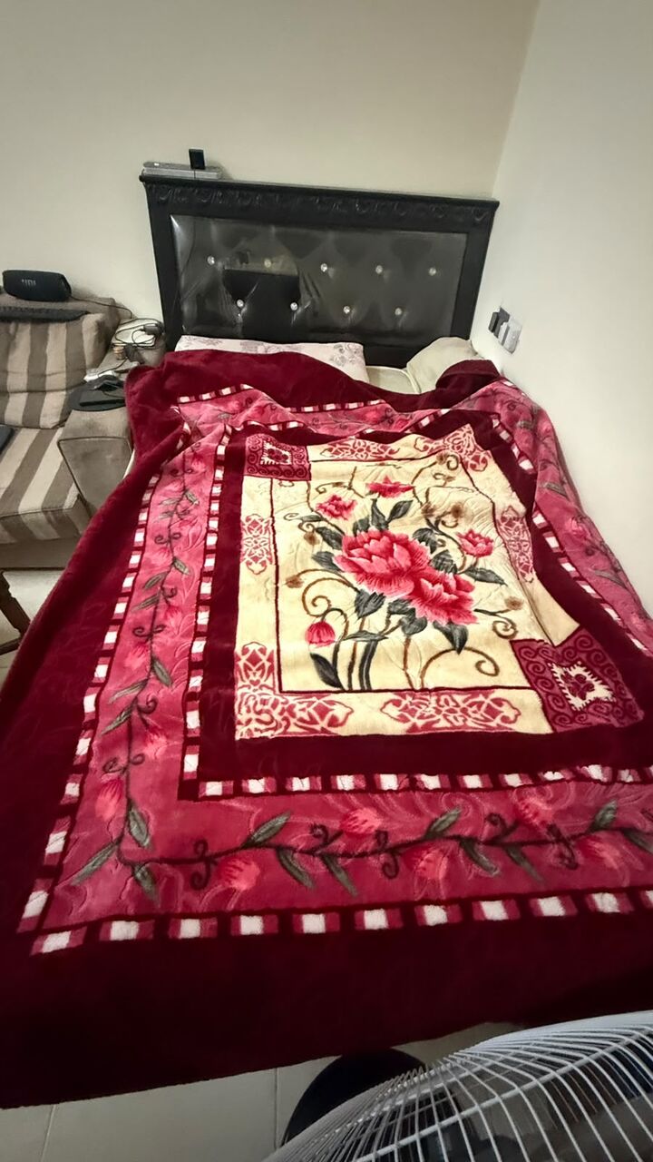 Al Thuqbah, Furniture, Urgent Sale: 6-Door Wardrobe & Bed With Mattress + FREE Washing Machine!