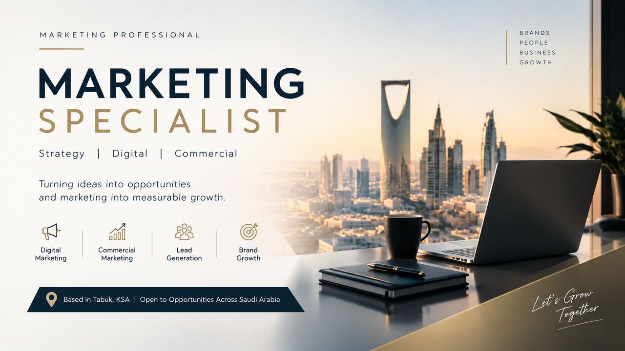 Riyadh, Job Seekers, Marketing Specialist | Digital & Commercial Marketing